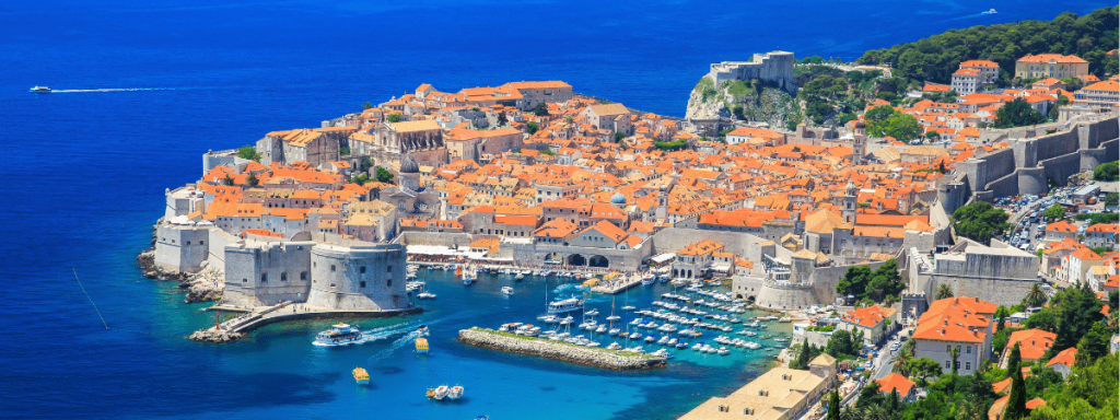 Dubrovnik banner landscape, Erasmus Courses Croatia