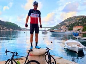 course participant in sports activities during the Erasmus Courses Croatia course in Split